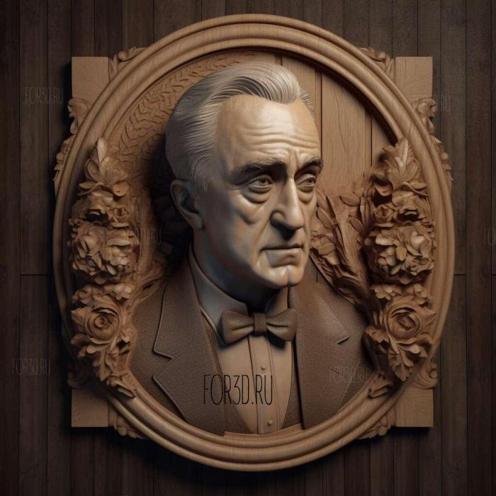 Vito Corleone 4 stl model for CNC